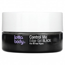 Lottabody, Control Me, Edge Gel, черный, с маслом кокоса и ши, 63,7 г (2,25 унции)