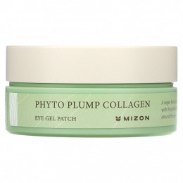 Mizon, Phyto Plump Collagen, гелевые патчи для глаз, 60 патчей по 1,4 г