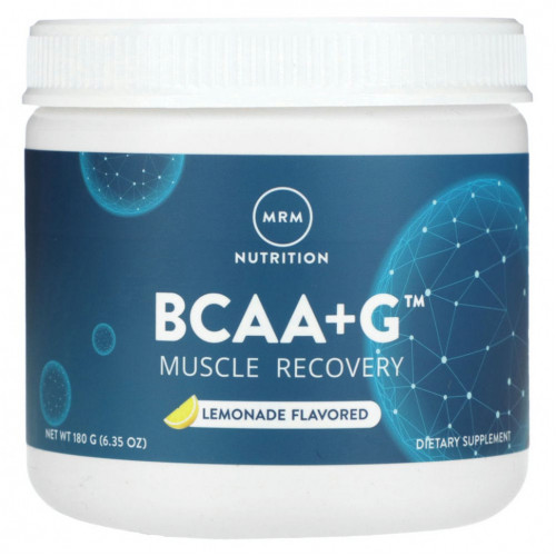 MRM Nutrition, BCAA + G, восстановление мышц, лимонад, 180 г (6,35 унции)