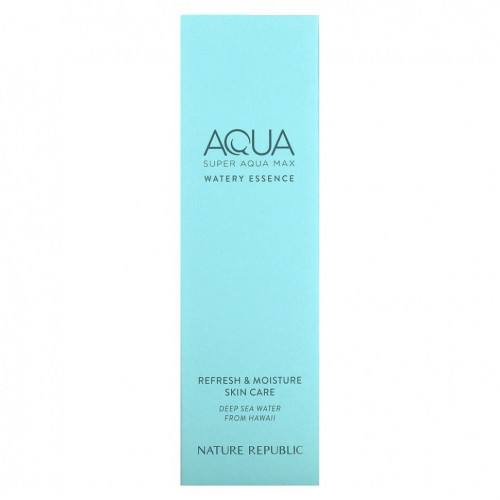 Nature Republic, Super Aqua Max, водянистая эссенция, 50 мл (1,69 жидк. Унции)