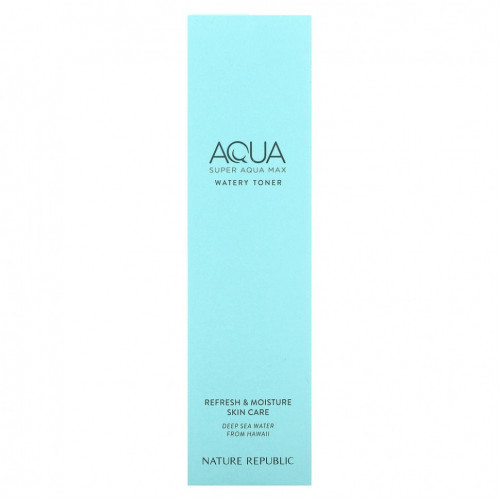 Nature Republic, Super Aqua Max, водянистый тоник, 150 мл (5,07 жидк. Унции)