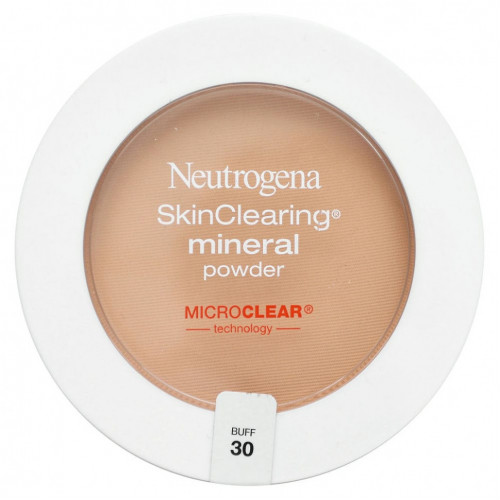 Neutrogena, Минеральная пудра для очищения кожи, бафф 30, 11 г (0,38 унции)