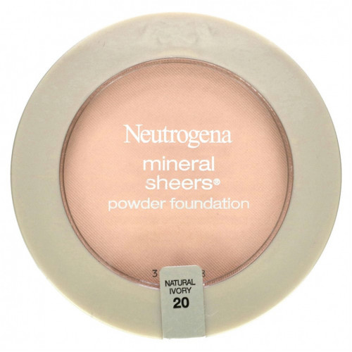 Neutrogena, Mineral Sheers, тональная пудра, натуральная слоновая кость 20, 9,6 г (0,34 унции)