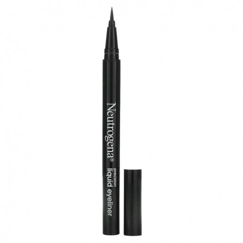 Neutrogena, Precision Liquid Eyeliner, Jet Black 10, 0,38 мл (0,013 жидк. Унции)