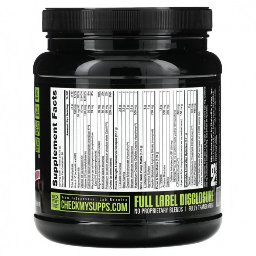 Nutrabio Labs, Pre-Workout Performance Igniter, арбуз, 564 г (1,24 фунта)