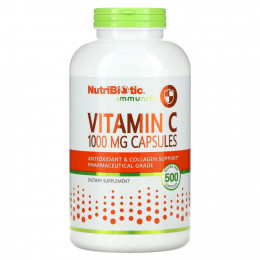 NutriBiotic, Витамин C, 1000 мг, 500 капсул