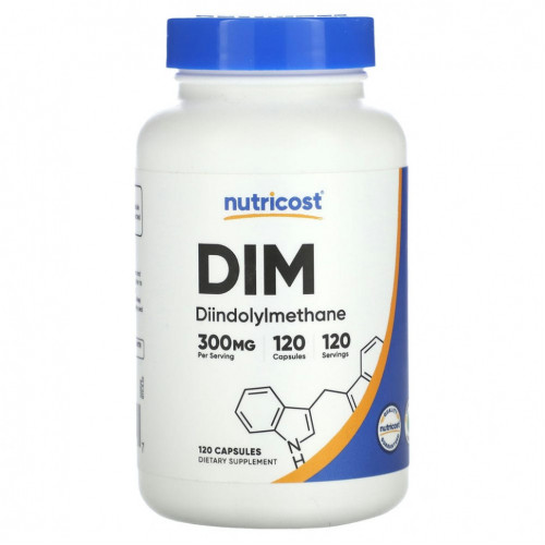 Nutricost, DIM, 300 мг, 120 капсул