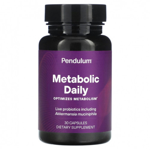 Pendulum, Metabolic Daily, с бактерией Akkermansia, 30 капсул