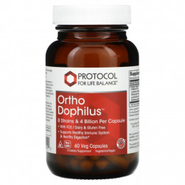 Protocol for Life Balance, Ortho Dophilus, 60 растительных капсул