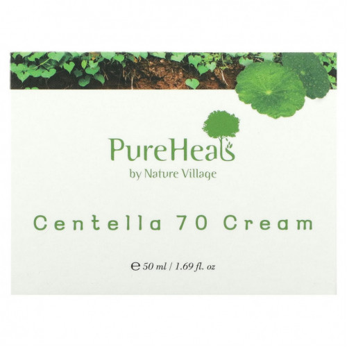 PureHeals, Centella 70, крем, 50 мл (1,69 жидк.унции)