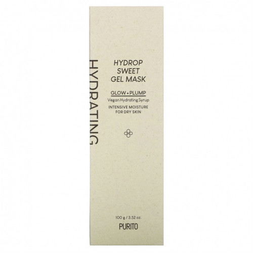 Purito, Hydrop Sweet Gel Mask, для сухой кожи, 100 г (3,52 унции)