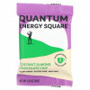 QUANTUM ENERGY SQUARE, Кокос и миндаль, шоколадная крошка, 8 квадратов, 48 г (1,69 унции)