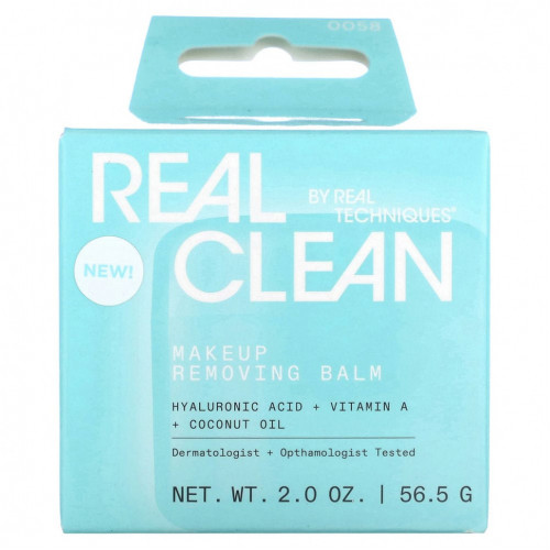 Real Techniques, Real Clean, бальзам для снятия макияжа, 56,5 г (2,0 унции)