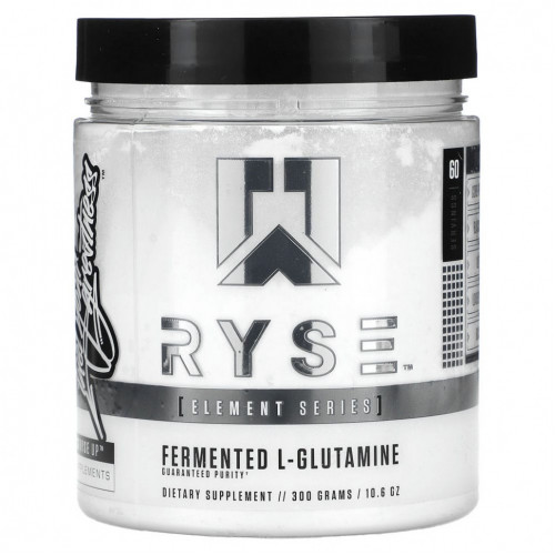 Ryse Supps, Element Series, ферментированный L-глютамин, 300 г (10,6 унции)