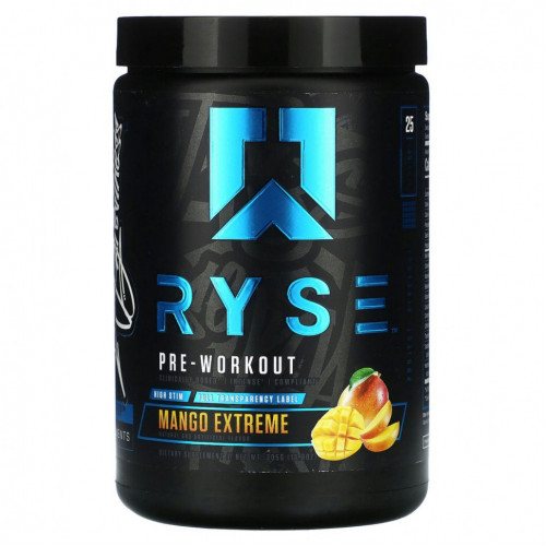 Ryse Supps, Перед тренировкой, Mango Extreme, 305 г (10,8 унции)