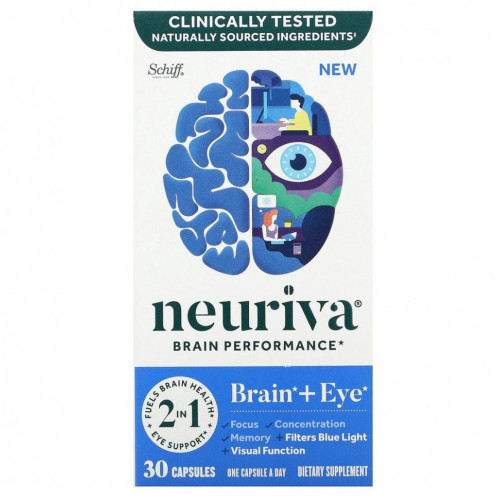 Schiff, Neuriva Brain Performance, 30 капсул