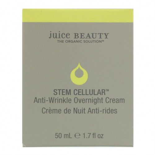 Juice Beauty, Stem Cellular, Anti-Wrinkle Overnight Cream, 1.7 fl oz (50 ml)