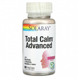 Solaray, Total Calm Advanced, 60 растительных капсул