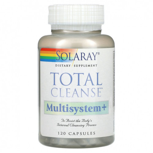 Solaray, Total Cleanse, Multisystem +, 120 капсул