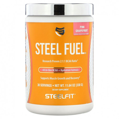 SteelFit, Steel Fuel, розовый грейпфрут, 330 г (11,64 унции)