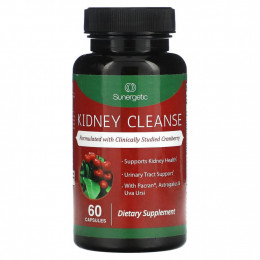 Sunergetic, Kidney Cleanse, 60 капсул