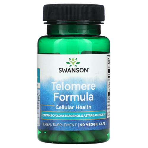 Swanson, Telomere Formula, 90 растительных капсул