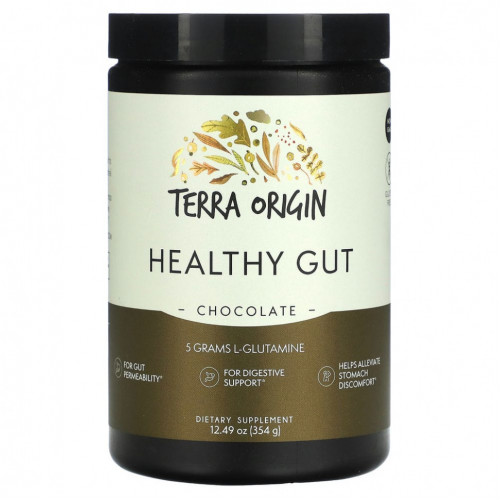 Terra Origin, Healthy Gut, шоколад, 354 г (12,49 унции)