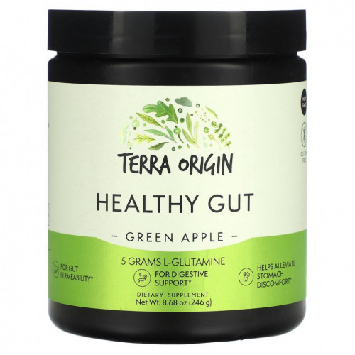 Terra Origin, Healthy Gut, зеленое яблоко, 246 г (8,68 унции)