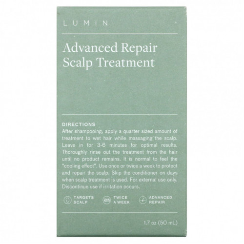 Lumin, Advanced Repair, средство для кожи головы, 50 мл (1,7 унции)