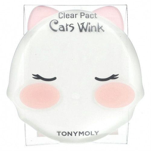 Tony Moly, Cat's Wink Clear Pact, 03 полупрозрачный, 8 г (0,28 унции)