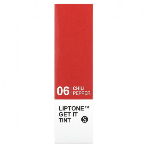 Tony Moly, LIPTONE Get It Tint S, 06 перец чили, 3 г