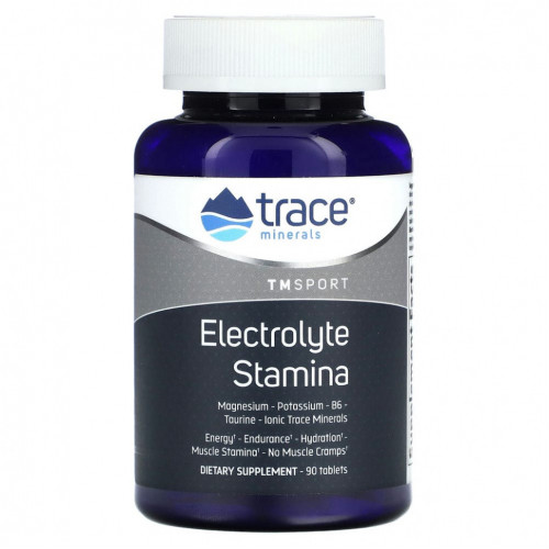 Trace Minerals ®, TM Sport, Electrolyte Stamina, 90 таблеток