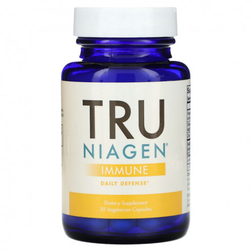 Tru Niagen, Immune, Daily Defense, 30 вегетарианских капсул