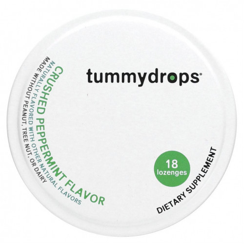 Tummydrops, Леденцы с перечной мятой, 18 леденцов