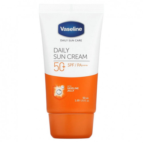 Vaseline, Daily Sun Care, ежедневный солнцезащитный крем, SPF 50+ PA +++, 50 мл (1,69 жидк. Унции)