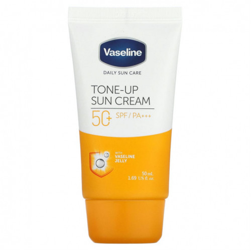 Vaseline, Daily Sun Care, тонизирующий солнцезащитный крем, SPF 50+ PA +++, 50 мл (1,69 жидк. Унции)