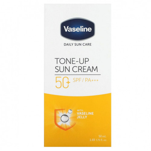 Vaseline, Daily Sun Care, тонизирующий солнцезащитный крем, SPF 50+ PA +++, 50 мл (1,69 жидк. Унции)