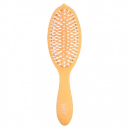 Wet Brush, Go Green ™, кисть для ухода и блеска с кокосовым маслом, апельсин, 1 шт.