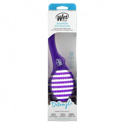 Wet Brush, Средство для расчесывания волос, фиолетовый, 1 шт.