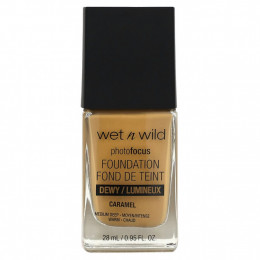 wet n wild, PhotoFocus Foundation, карамель, 28 мл (0,95 жидк. Унции)