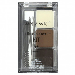 wet n wild, Ultimate Brow Kit, пепельно-коричневый, 2,5 г (0,09 унции)