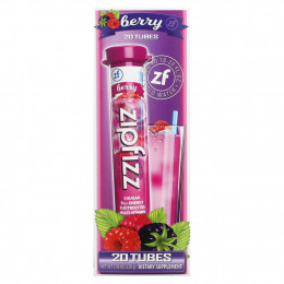 Zipfizz, Смесь для энергетических напитков, ягоды, 20 тюбиков, 11 г (0,39 унции)