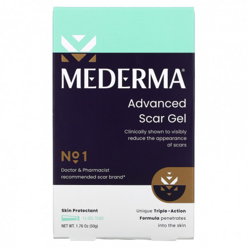 Mederma, Улучшенный гель от рубцов, 1,76 унции (50 г)