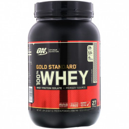 Optimum Nutrition, Gold Standard 100% Whey, сыворотка со вкусом печенья и сливок, 837 г (1,84 фунта)