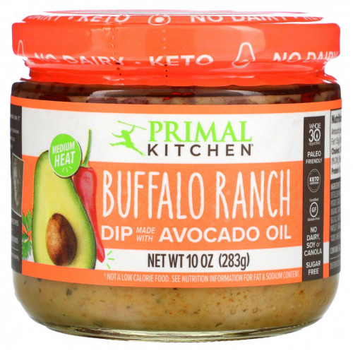 Primal Kitchen, Buffalo Ranch Dip, 283 г (10 унций)