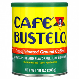 Caf? Bustelo, Молотый кофе без кофеина, 283 г (10 унций)