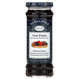 St. Dalfour, Deluxe Four Fruits Spread, 284 г (10 унций)