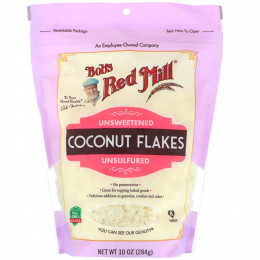 Bob's Red Mill, Coconut Flakes, Unsweetened, 10 oz (284 g)