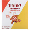 Think !, Батончики Protein + 150 Calorie, соленая карамель, 10 батончиков по 1,41 унции (40 г) каждый