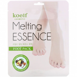 Koelf, Melting Essence Foot Pack, маска для ног, 10 пар